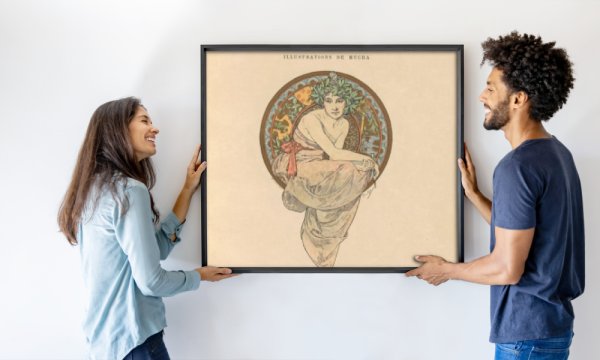Alphonse Marie Mucha and Anatole France