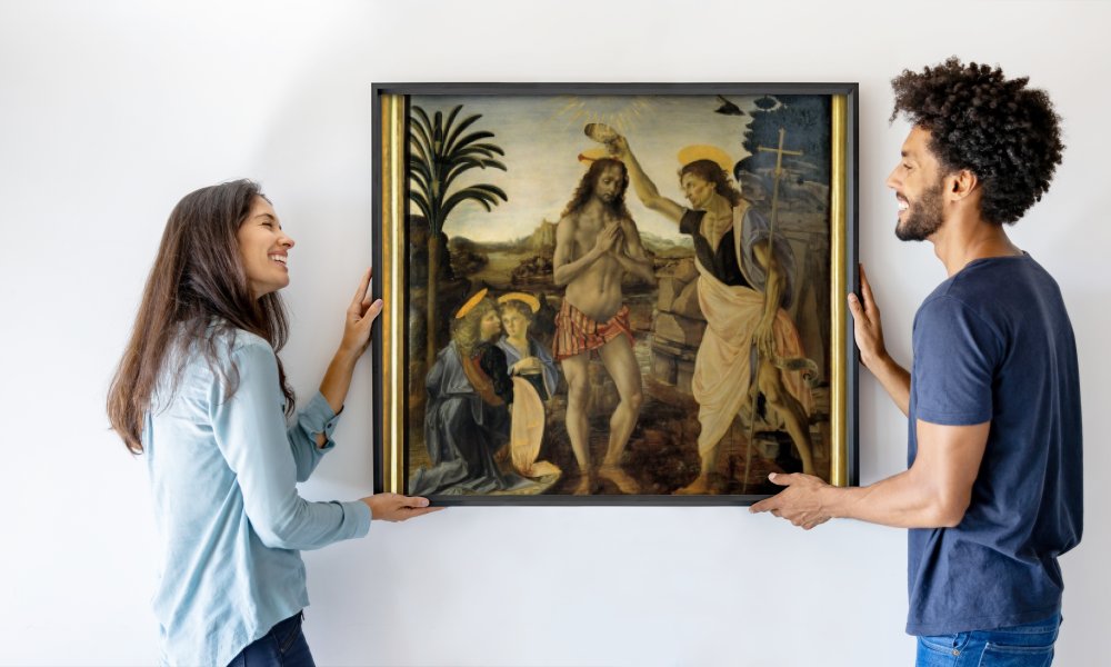 Andreea and Vinci Leonardo da Verrocchio