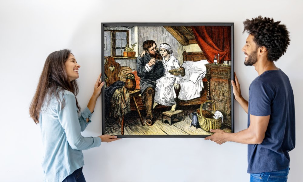 Efter Maleri af Toby C. Rosenthal