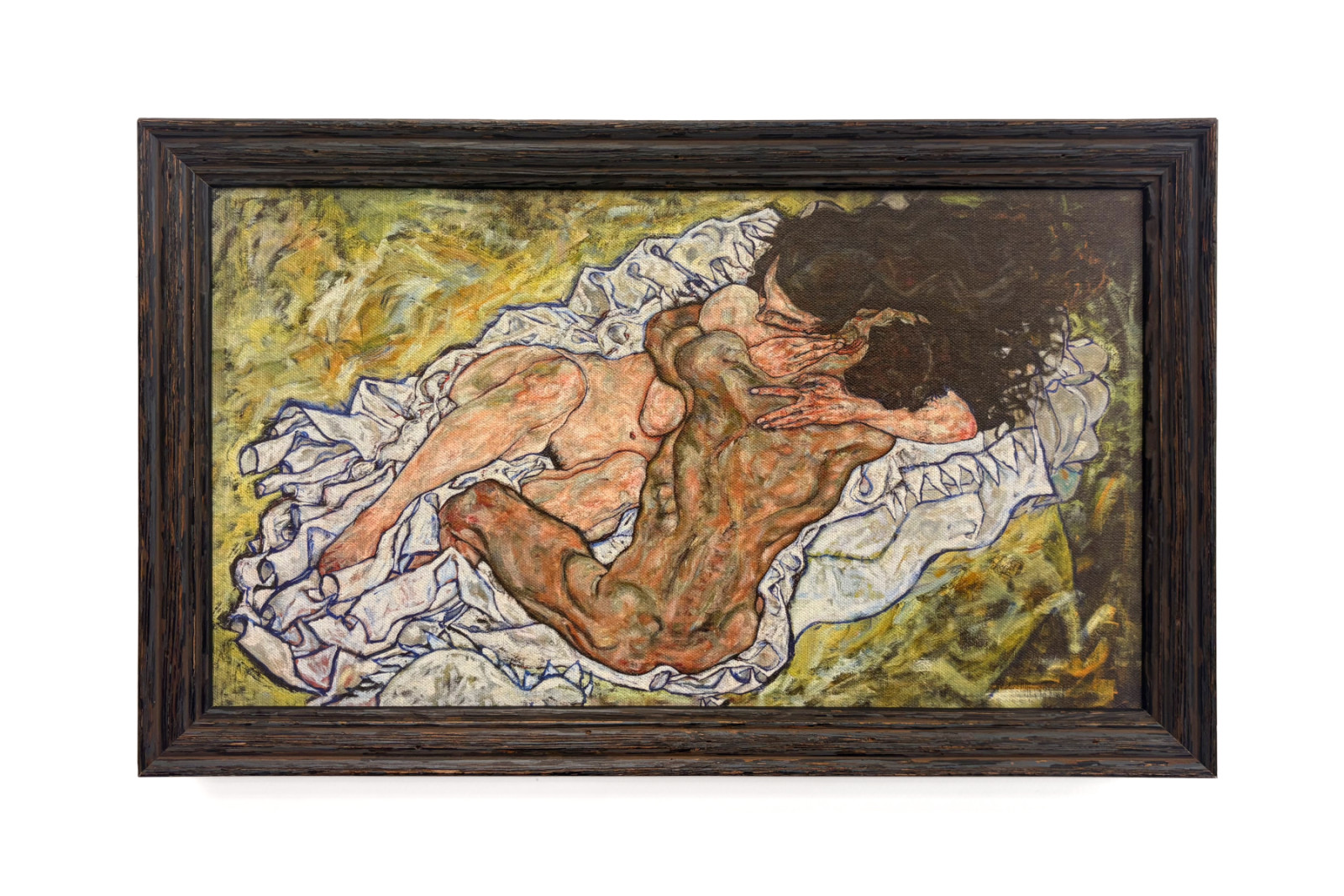 Uścisk, 1917 - Egon Schiele