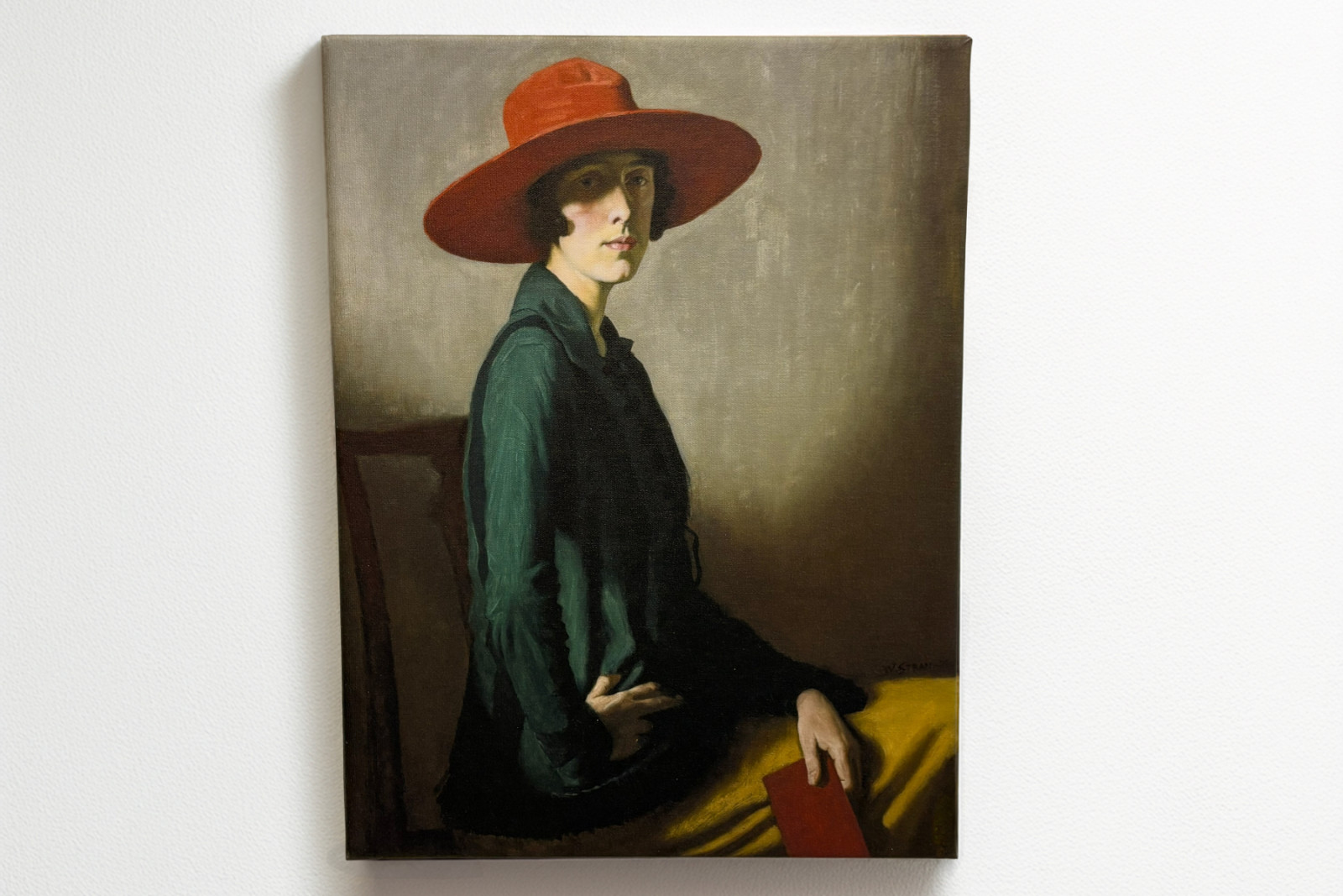 Dama w czerwonym kapeluszu - William Strang