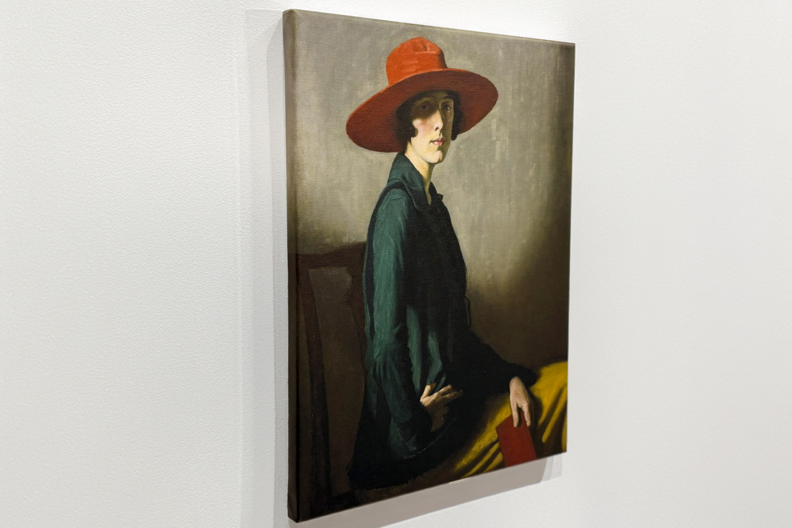 Dama w czerwonym kapeluszu - William Strang