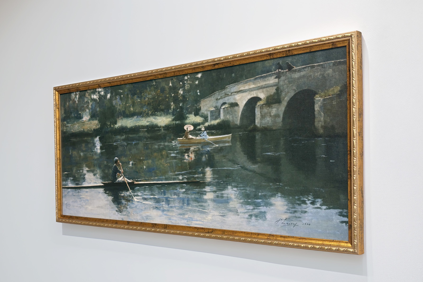 Most w Grez, 1883 - John Lavery