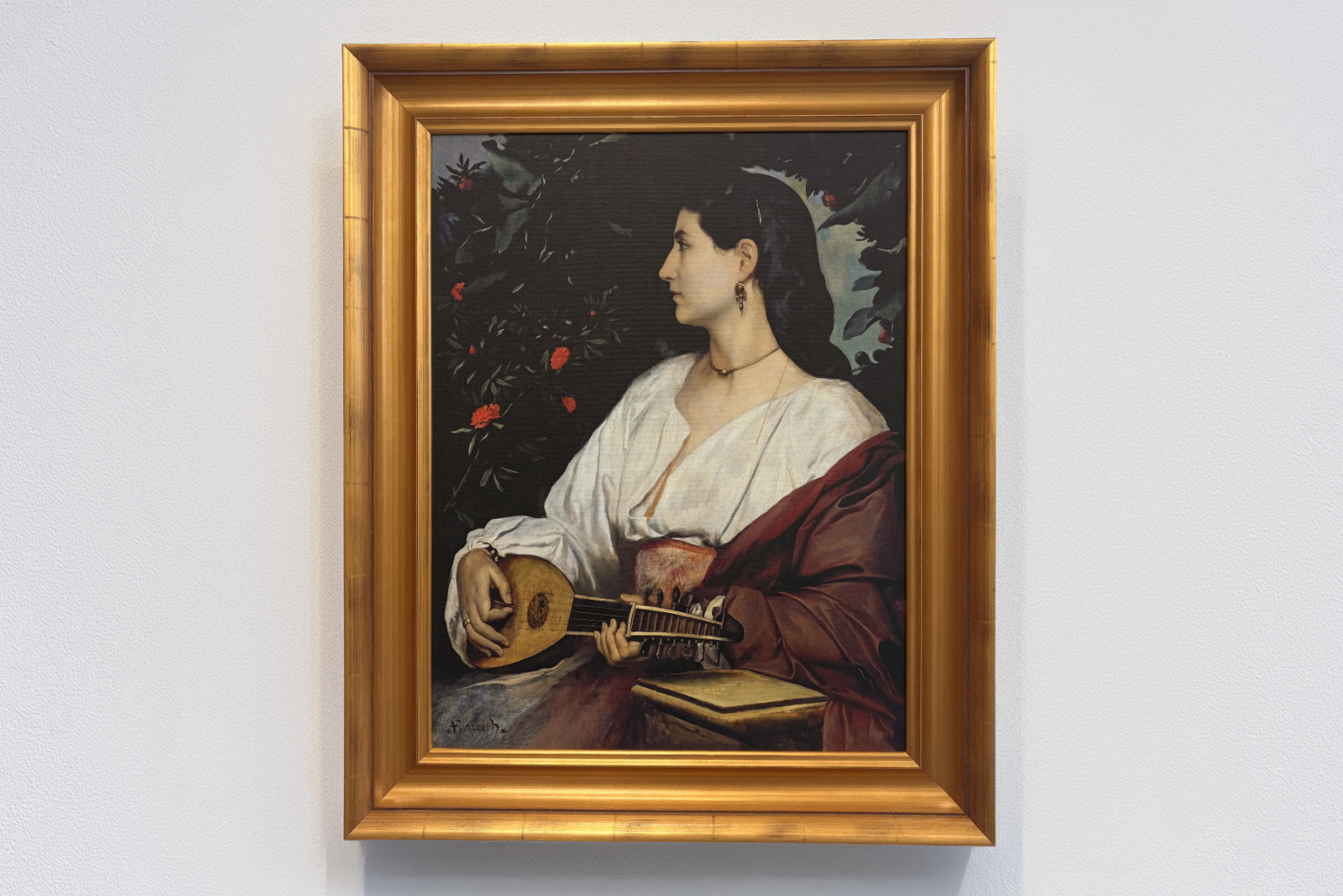 Mandolinista, 1865 - Anselm Feuerbach