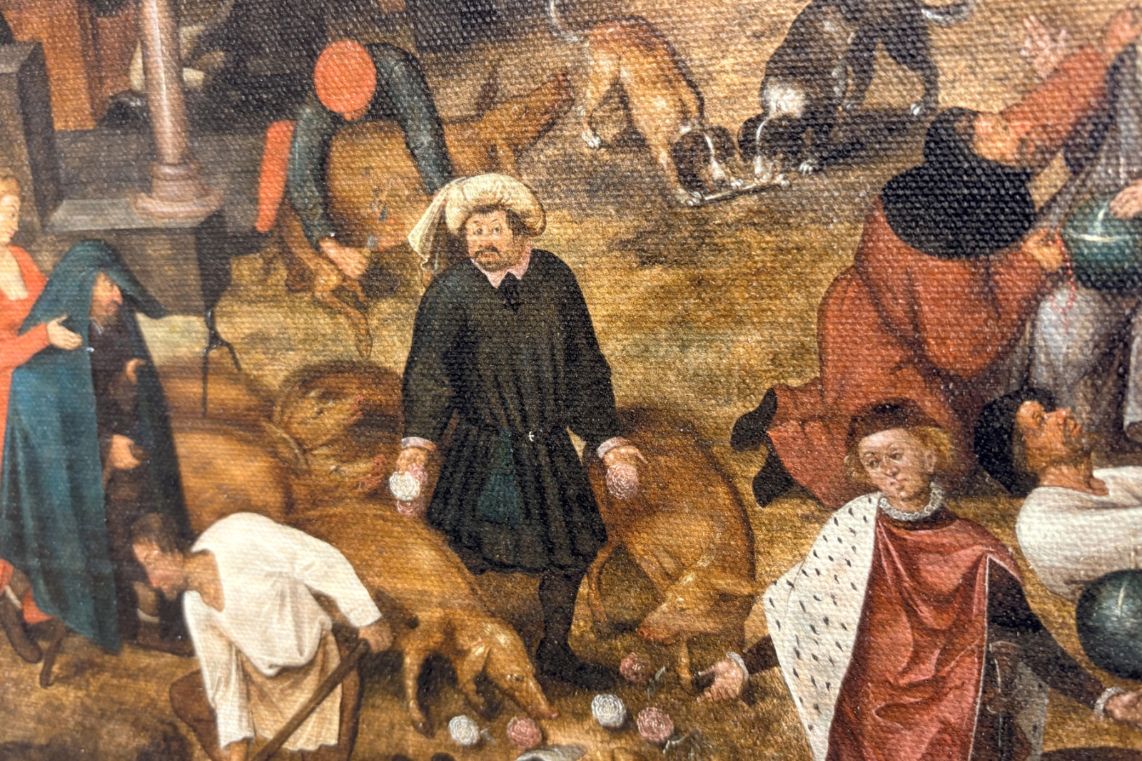 Przysłowia (olej) - Pieter the Younger Brueghel