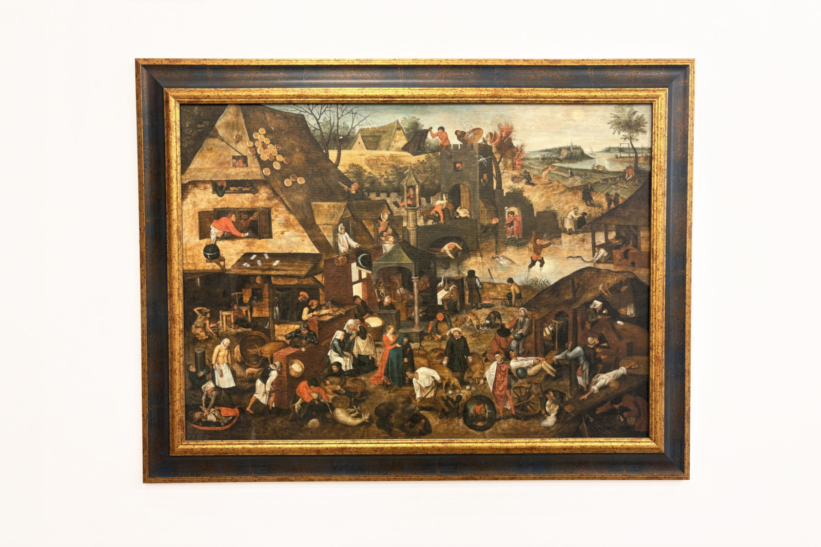 Przysłowia (olej) - Pieter the Younger Brueghel