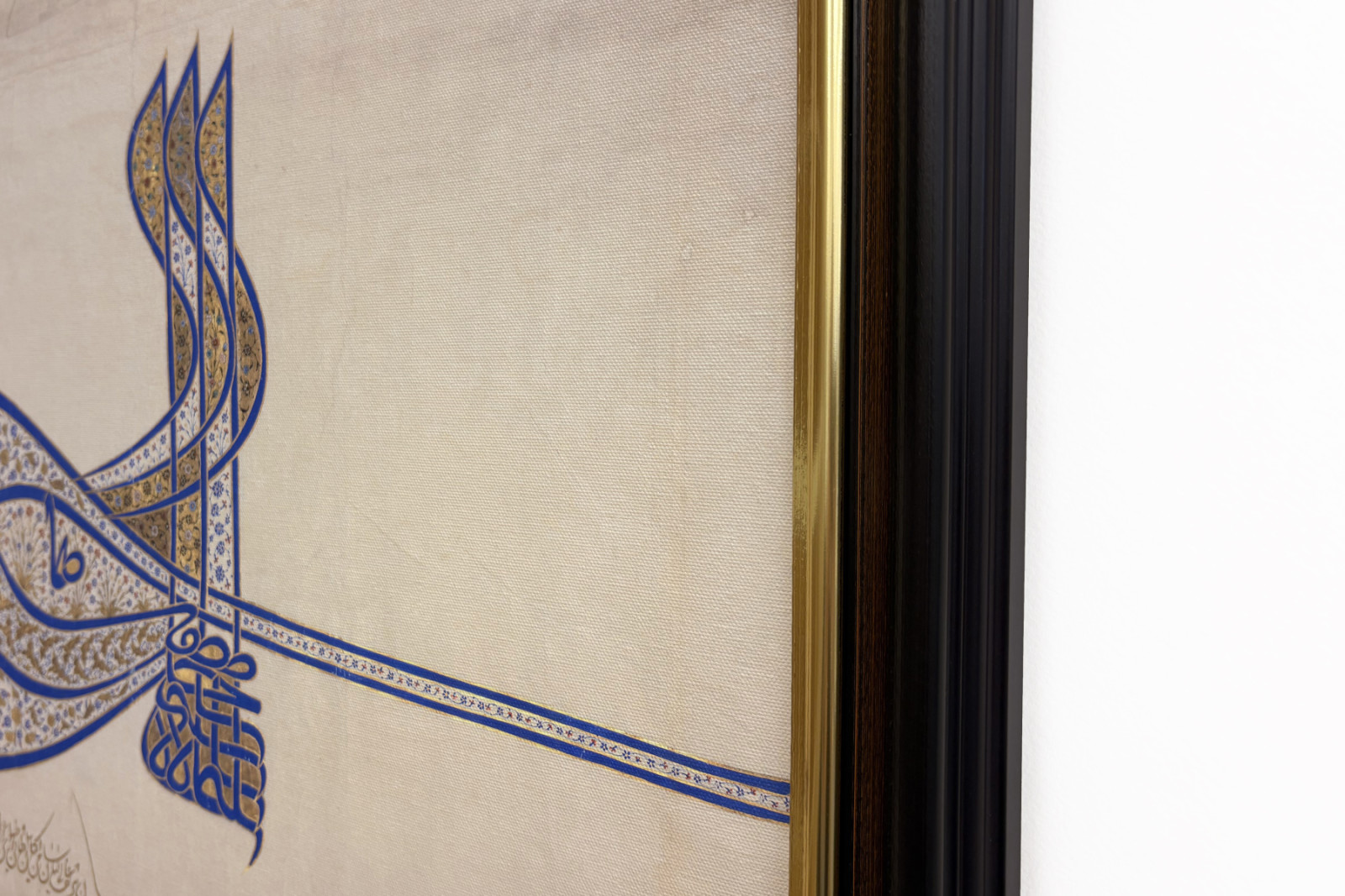 Insygnia Tughra Sułtana Sulejmana Wspaniałego r. 1520-66, ca. 1555-60. - Unbekannt