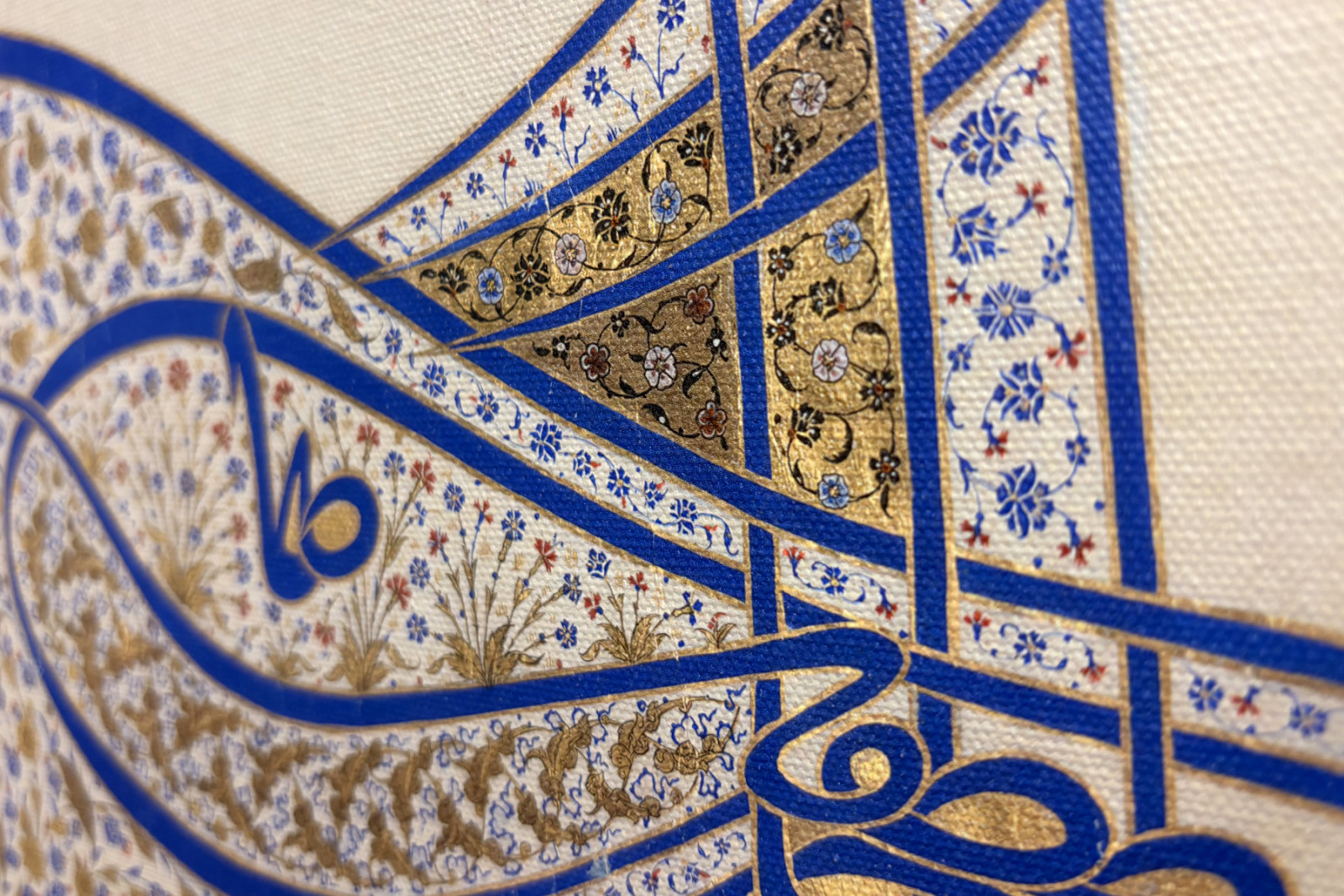 Insygnia Tughra Sułtana Sulejmana Wspaniałego r. 1520-66, ca. 1555-60. - Unbekannt