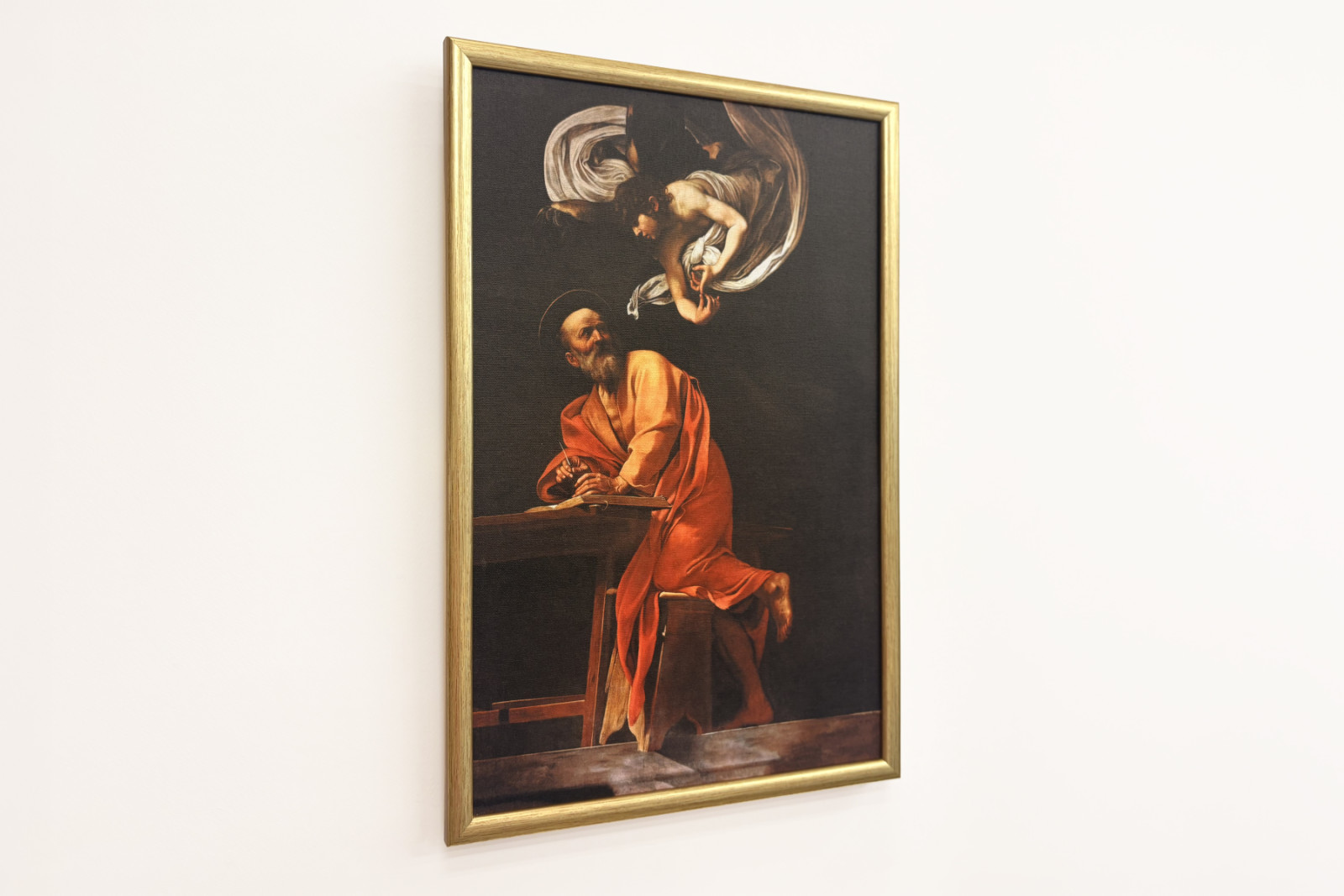 Natchnienie św. Mateusza - Michelangelo Merisi Caravaggio