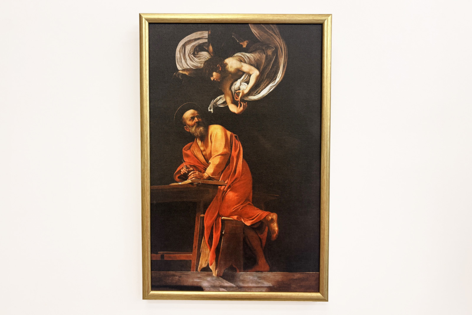 Natchnienie św. Mateusza - Michelangelo Merisi Caravaggio