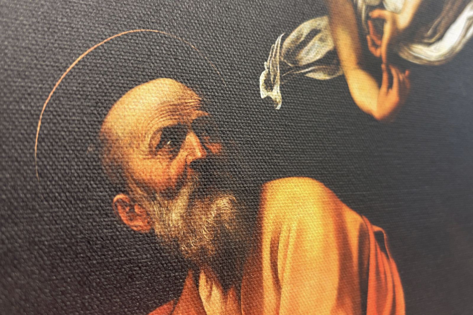 Natchnienie św. Mateusza - Michelangelo Merisi Caravaggio