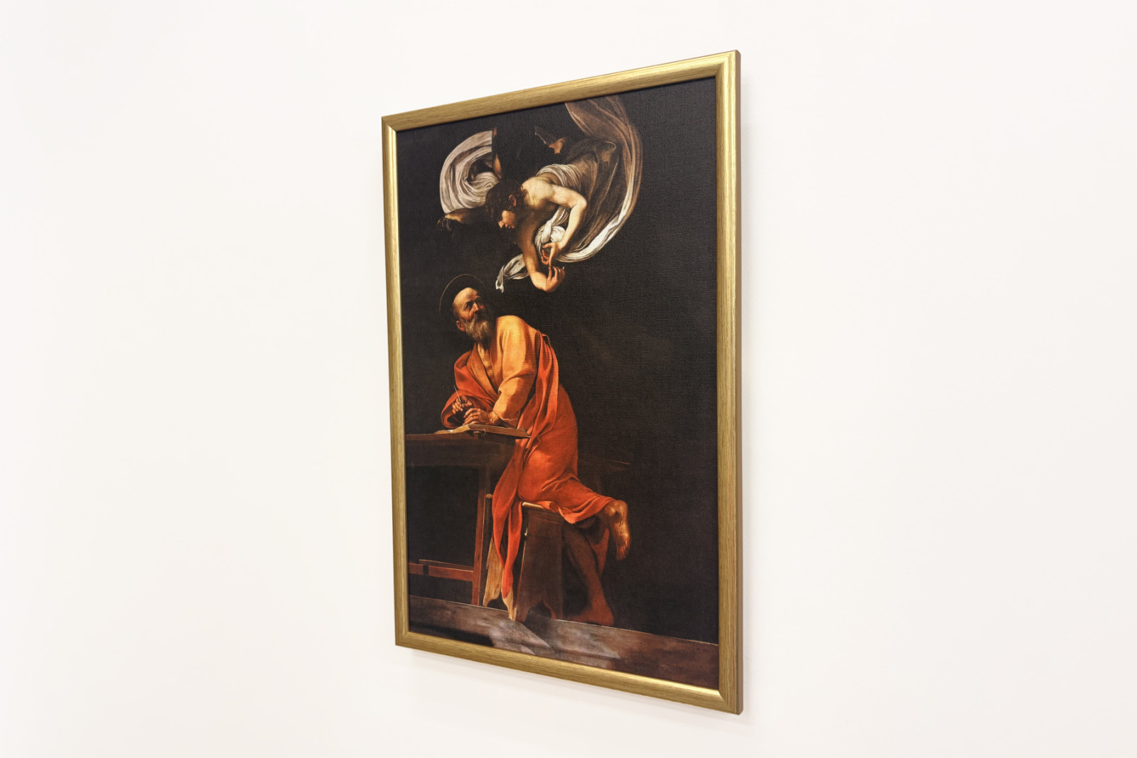 Natchnienie św. Mateusza - Michelangelo Merisi Caravaggio