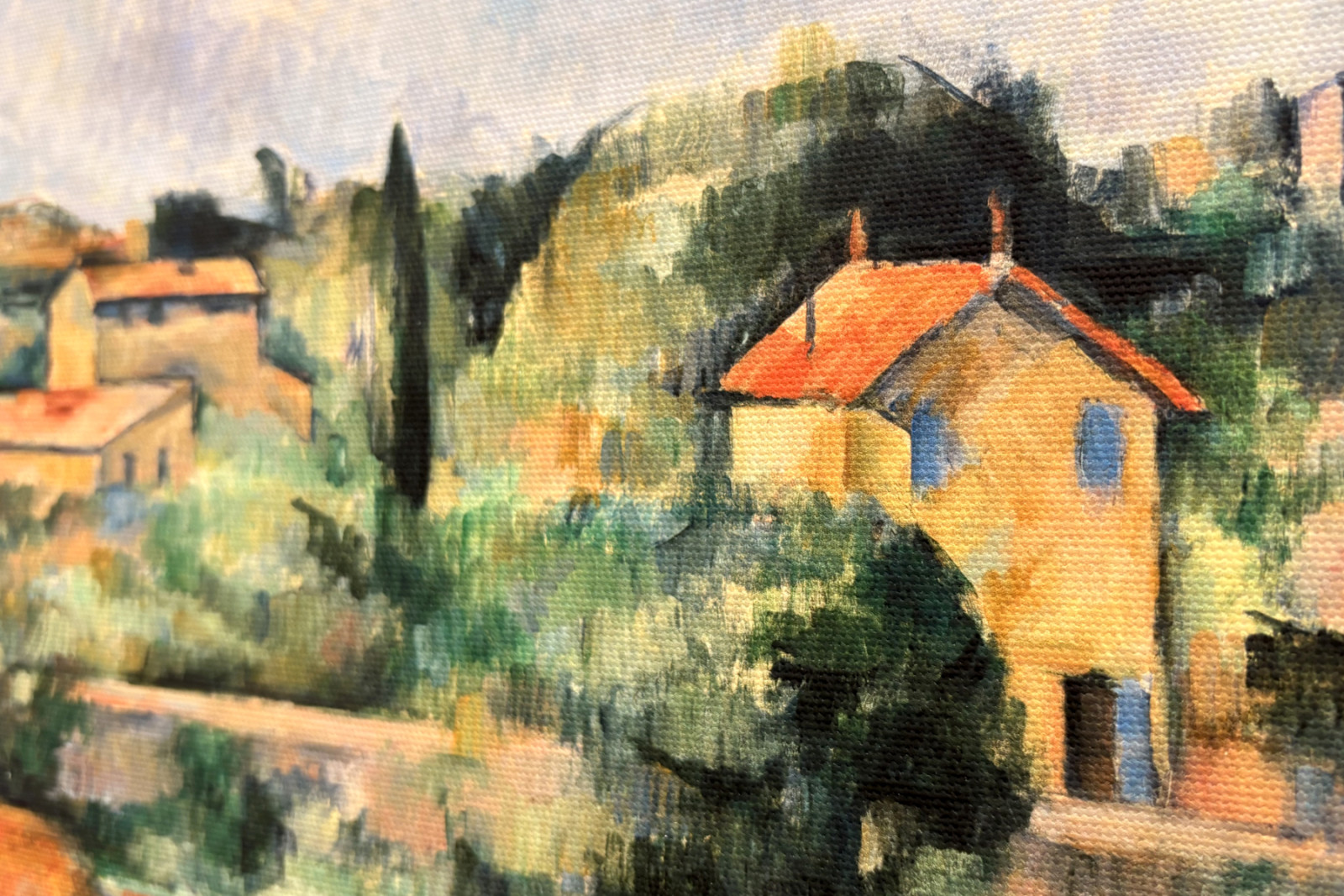 Równina Bellevue / Czerwona Ziemia - Paul Cézanne