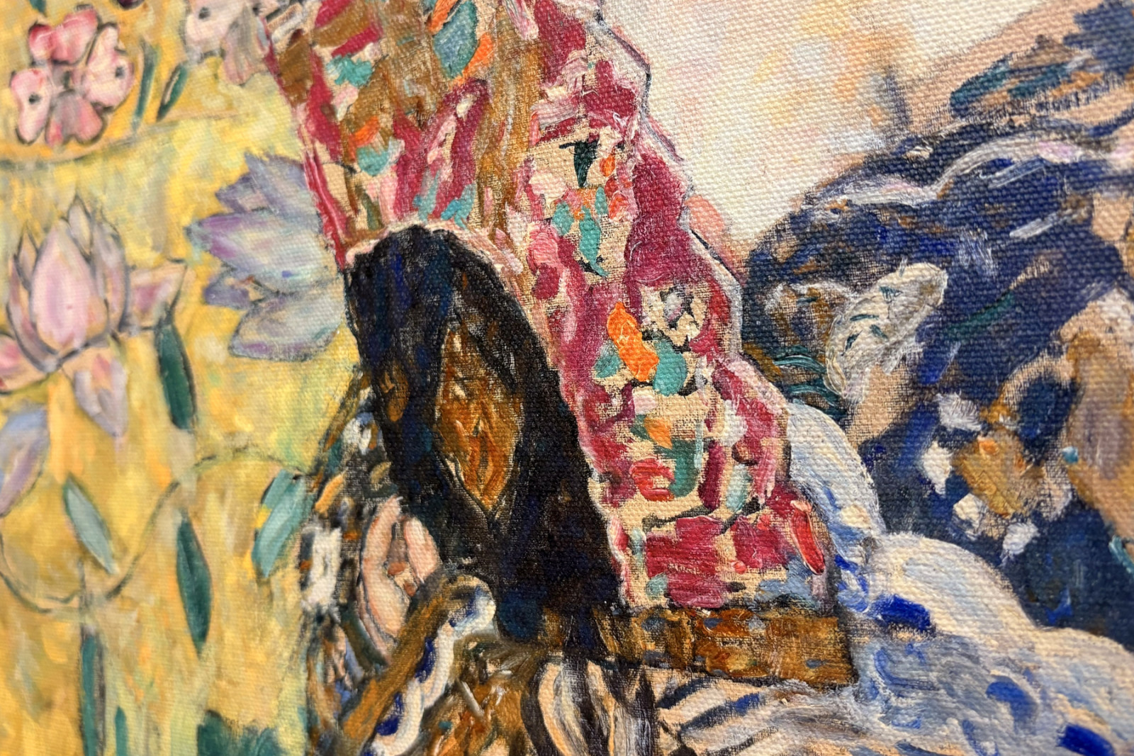 Pani z wachlarzem - Gustav Klimt