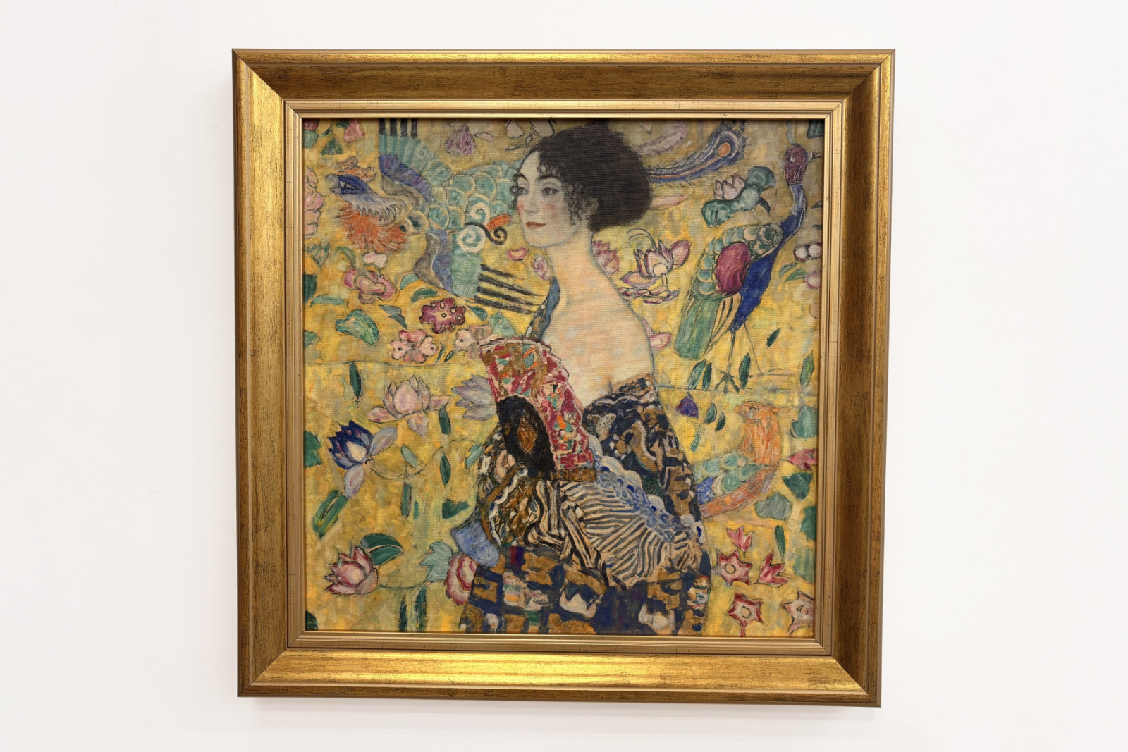 Pani z wachlarzem - Gustav Klimt