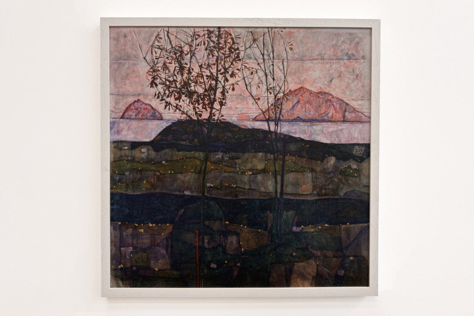 Zachodzące słońce, 1913 - Egon Schiele