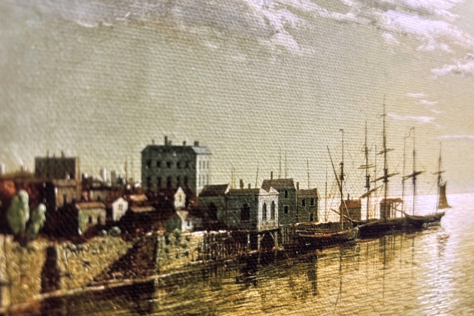 Scena w świetle księżyca, Southampton, 1820 - Sebastian Pether