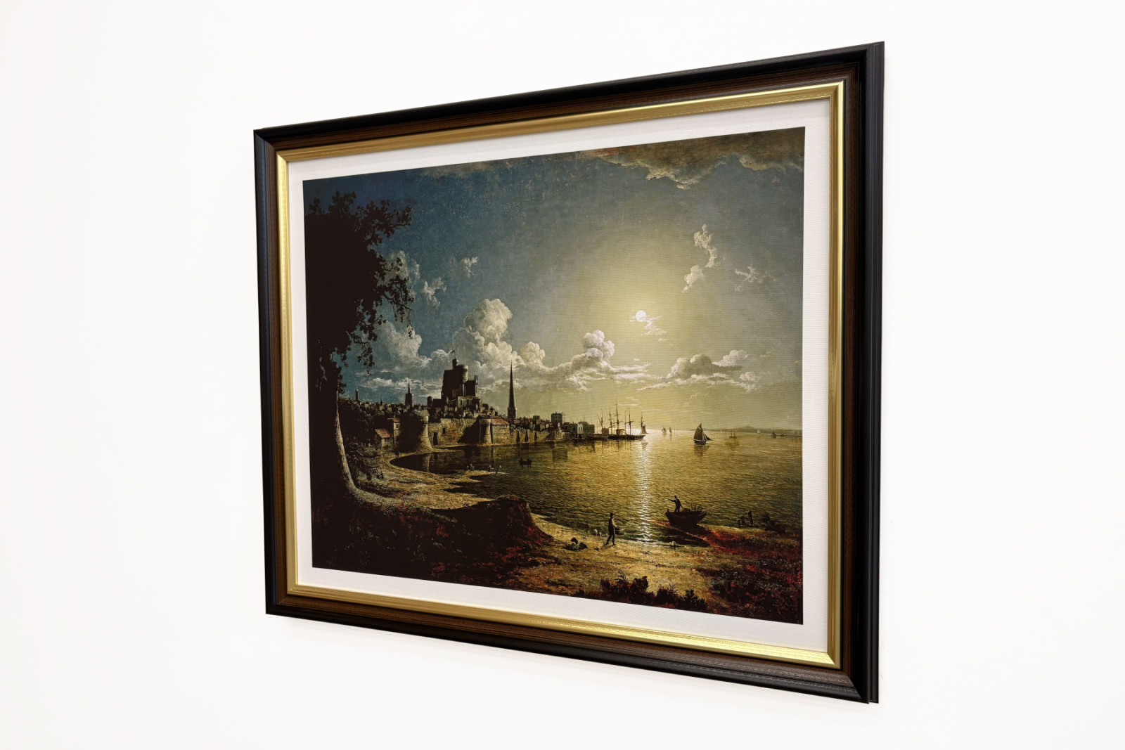 Scena w świetle księżyca, Southampton, 1820 - Sebastian Pether
