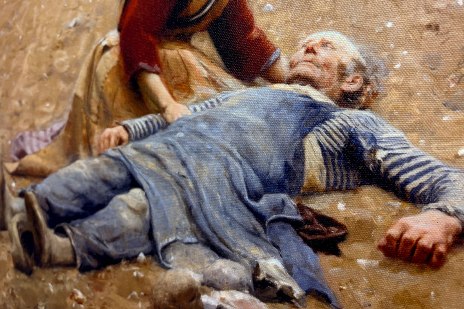 Wyczerpany, czyli Męczennik, 1889 - Hans Andersen Brendekilde