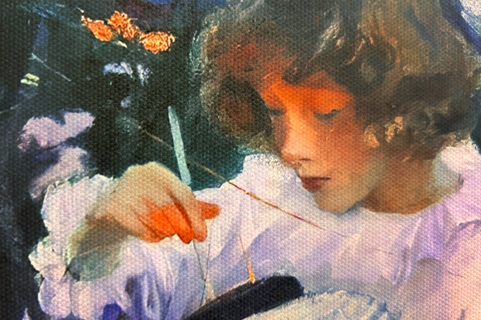 Goździk, lilia, lilia, róża - John Singer Sargent