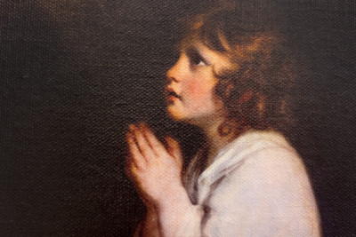 Mały Samuel na modlitwie, 1777, 0,89 x 0,7 m, Musée Fabre, Montpellier
