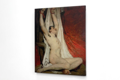 Akt męski z uniesionymi ramionami - William Etty
