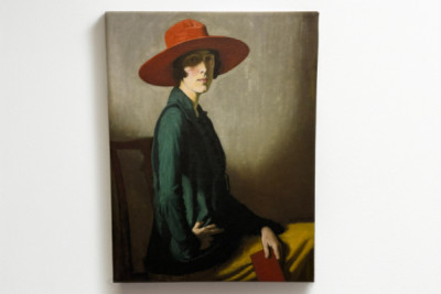 Dama w czerwonym kapeluszu - William Strang