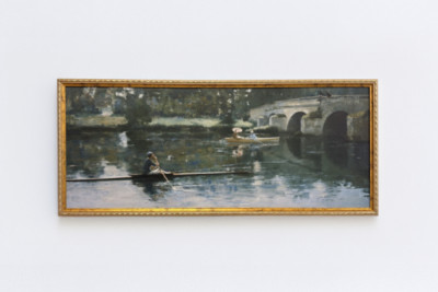 Most w Grez, 1883 - John Lavery