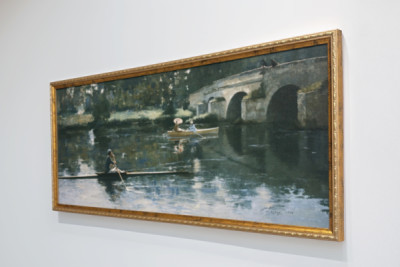 Most w Grez, 1883 - John Lavery