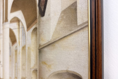 Wnętrze Sint-Odulphuskerk w Assendelft, 1649
