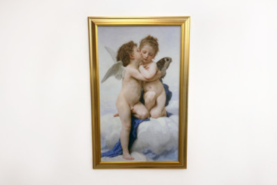 Kupidyn i Psyche jako dzieci, pierwszy pocałunek, 1890.
