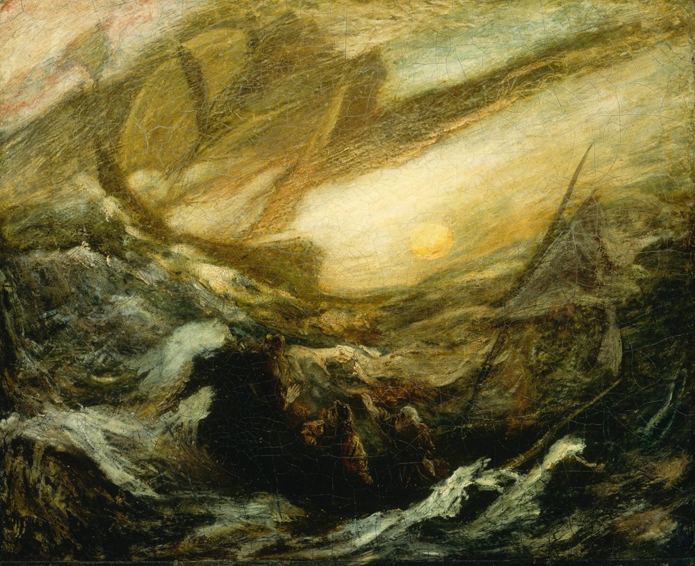 Latający Holender, ukończony do 1887 roku autorstwa Albert Pinkham Ryder