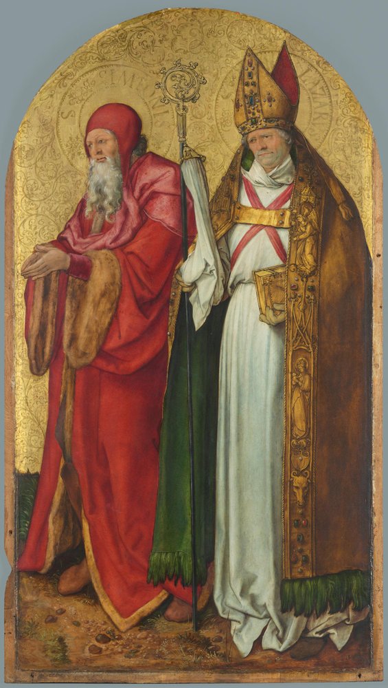 Ołtarz Jabacha: święci Symeon i Łazarz autorstwa Albrecht Dürer