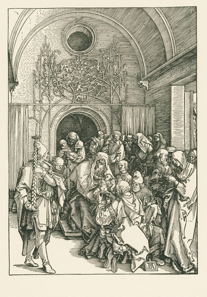Obrzezanie Chrystusa, ok. 1504 (drzeworyt) autorstwa Albrecht Dürer or Duerer