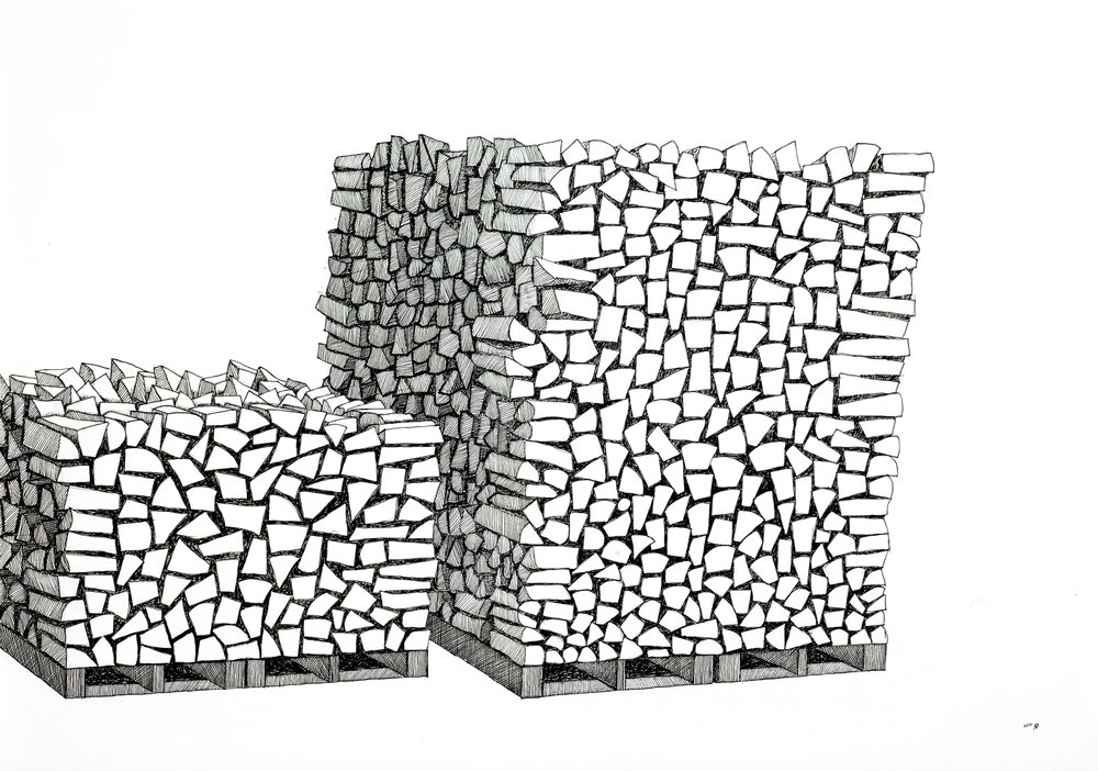 Palety na drewno opałowe autorstwa Alex Dunn