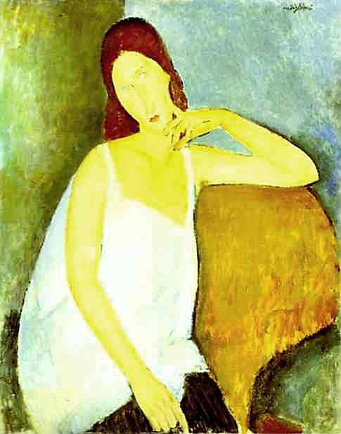 Portret Jeanne Hebuterne 1898 -1920 autorstwa Amedeo Modigliani