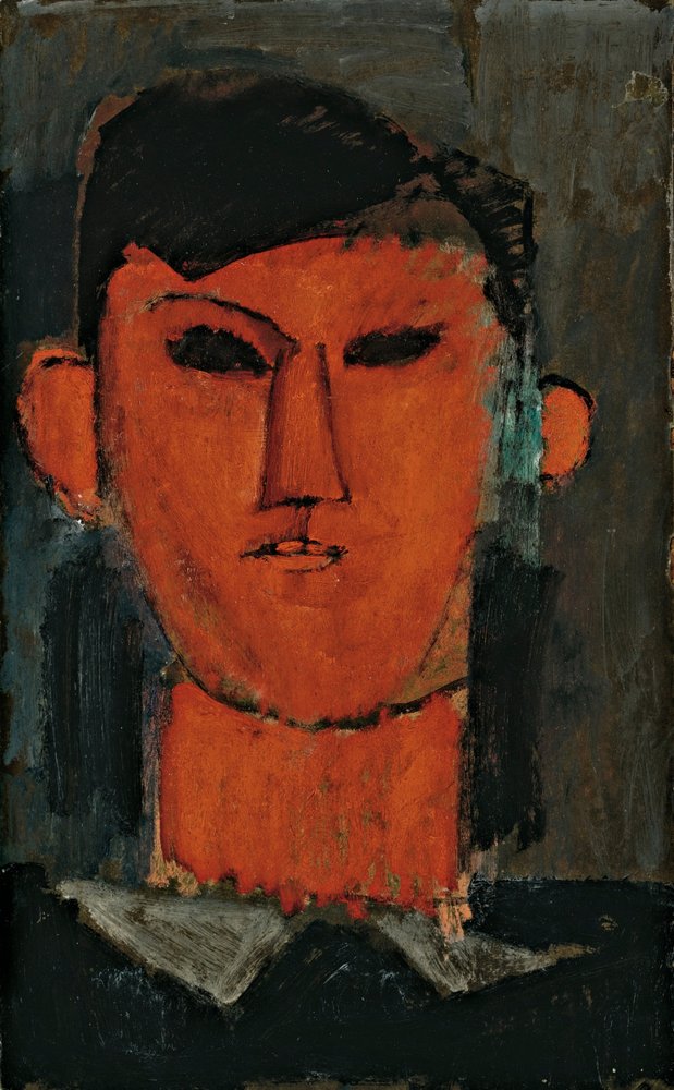 Portret Pabla Picassa, około 1915 autorstwa Amedeo Modigliani