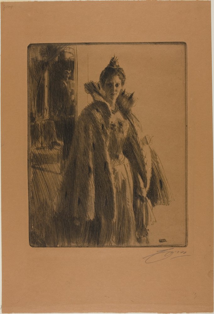 J.R.H. Księżniczka Ingeborg Szwecji II autorstwa Anders Zorn