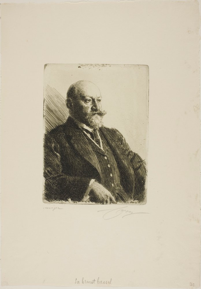 Sir Ernest Cassel autorstwa Anders Zorn