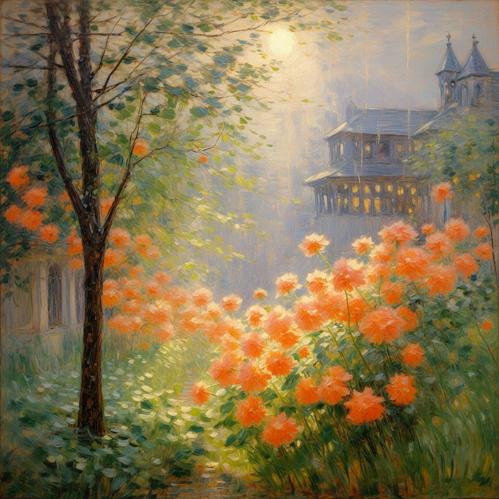 Florals 98, ok. 2024 (olej na płótnie) autorstwa Angelita Hawke