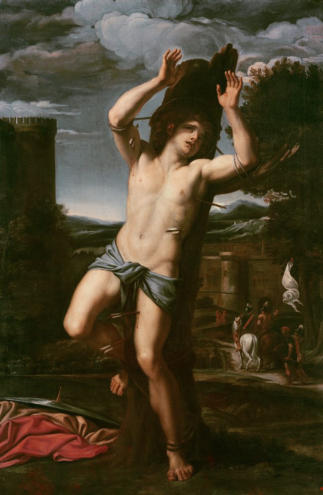Męczeństwo św. Sebastiana autorstwa Annibale Carracci
