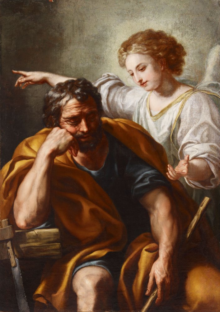 Sen Józefa autorstwa Anton Raphael Mengs