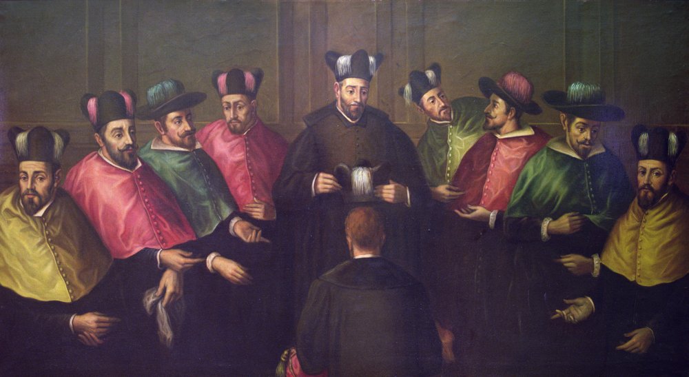 Umieszczenie dr. Biretty (olej na płótnie) autorstwa Antonio Martinez Anaya