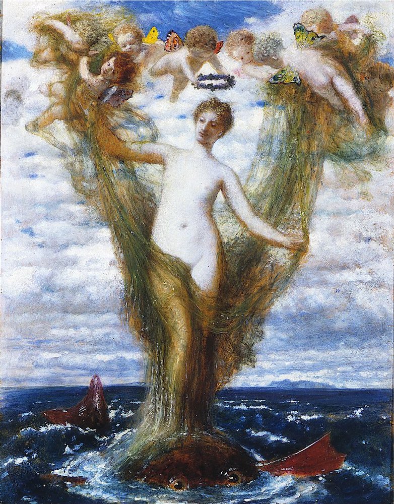Wenus Anadyomene autorstwa Arnold Böcklin