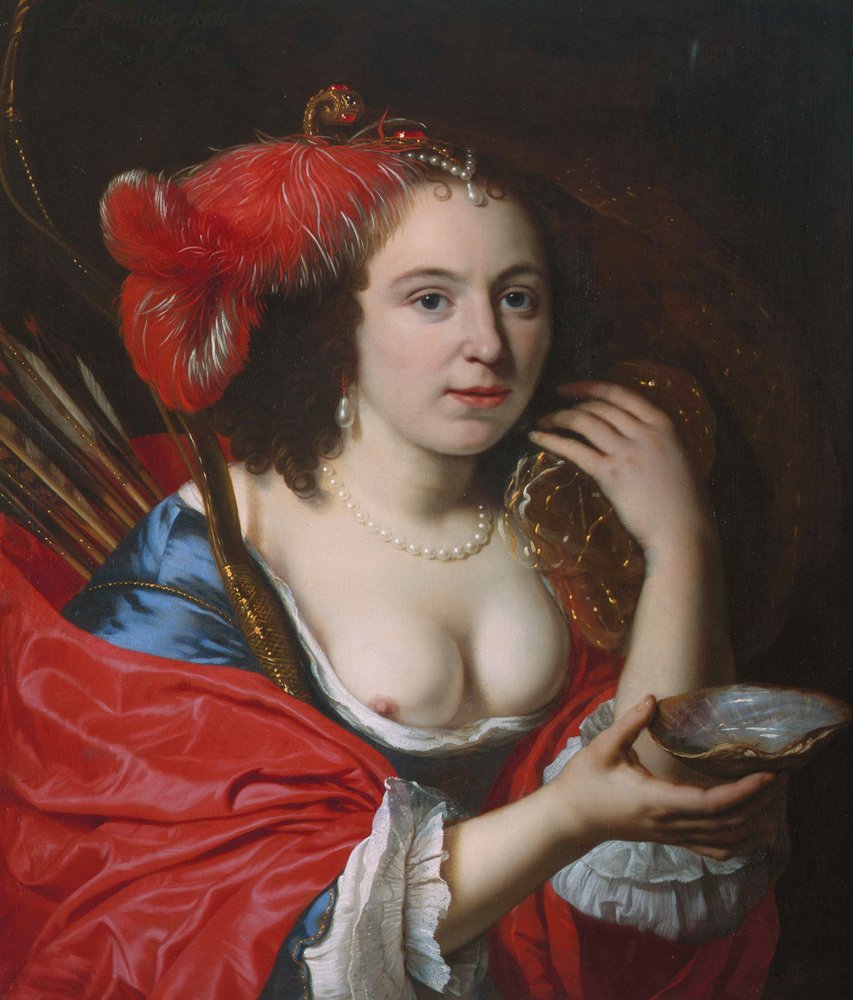 Anna Du Pierre była chora autorstwa Bartholomeus van der Helst