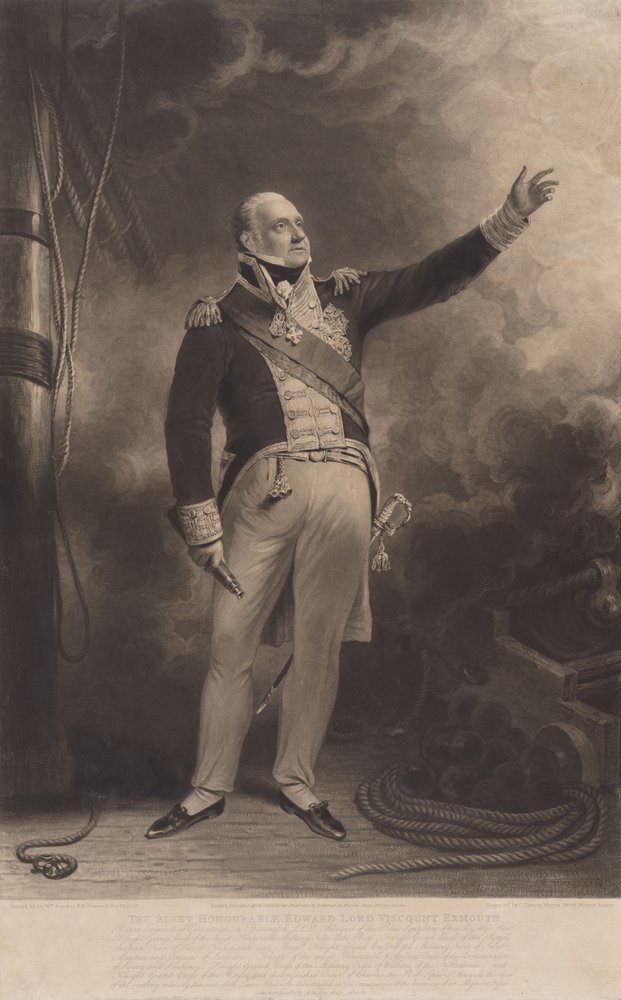 Wielce Czcigodny Edward Lord Viscount Exmouth autorstwa Charles Turner