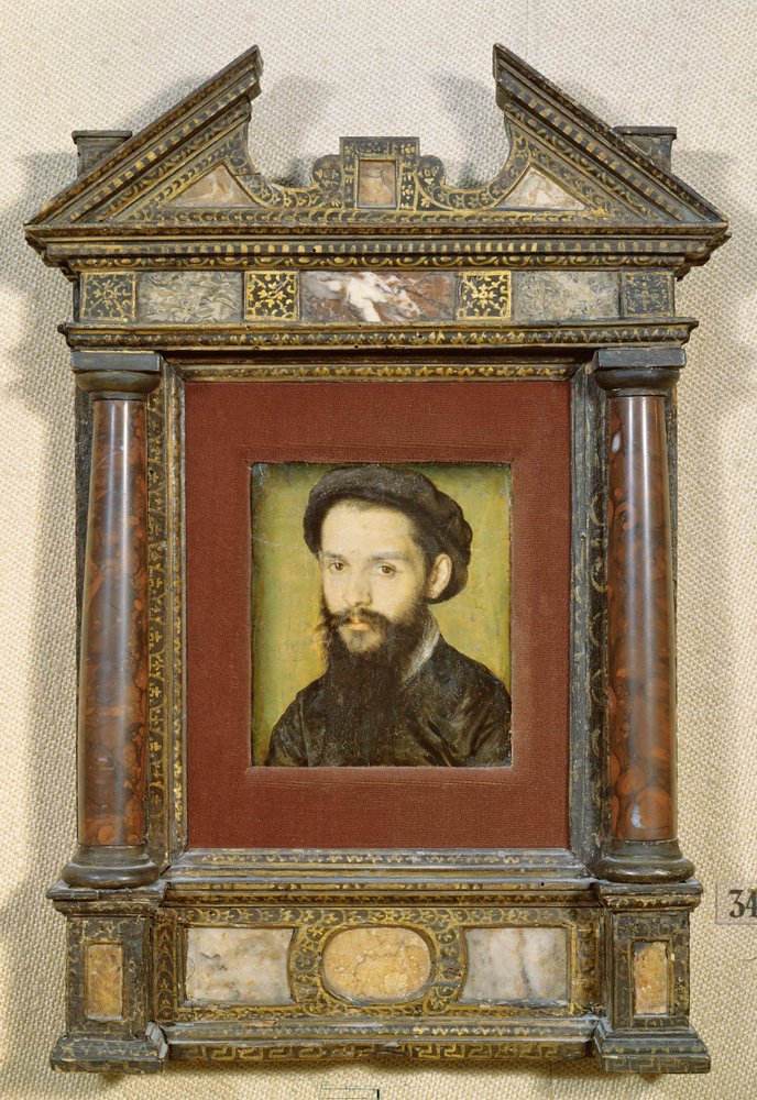 Portret przypuszczalnie to Clement Marot (1496-1544) (szczegóły w 226058) autorstwa Corneille de Lyon