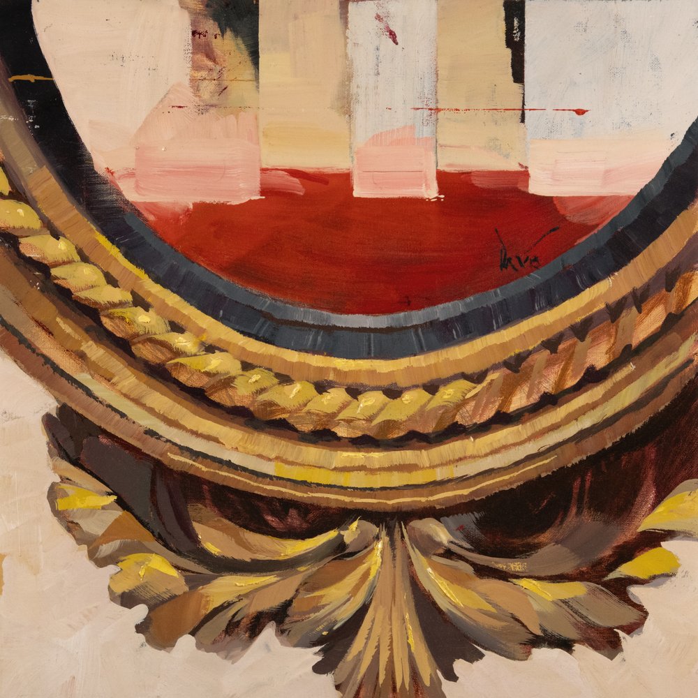 Musée des Aigles Modernes 20, 2024 (olej na płótnie) autorstwa Davis Lisboa