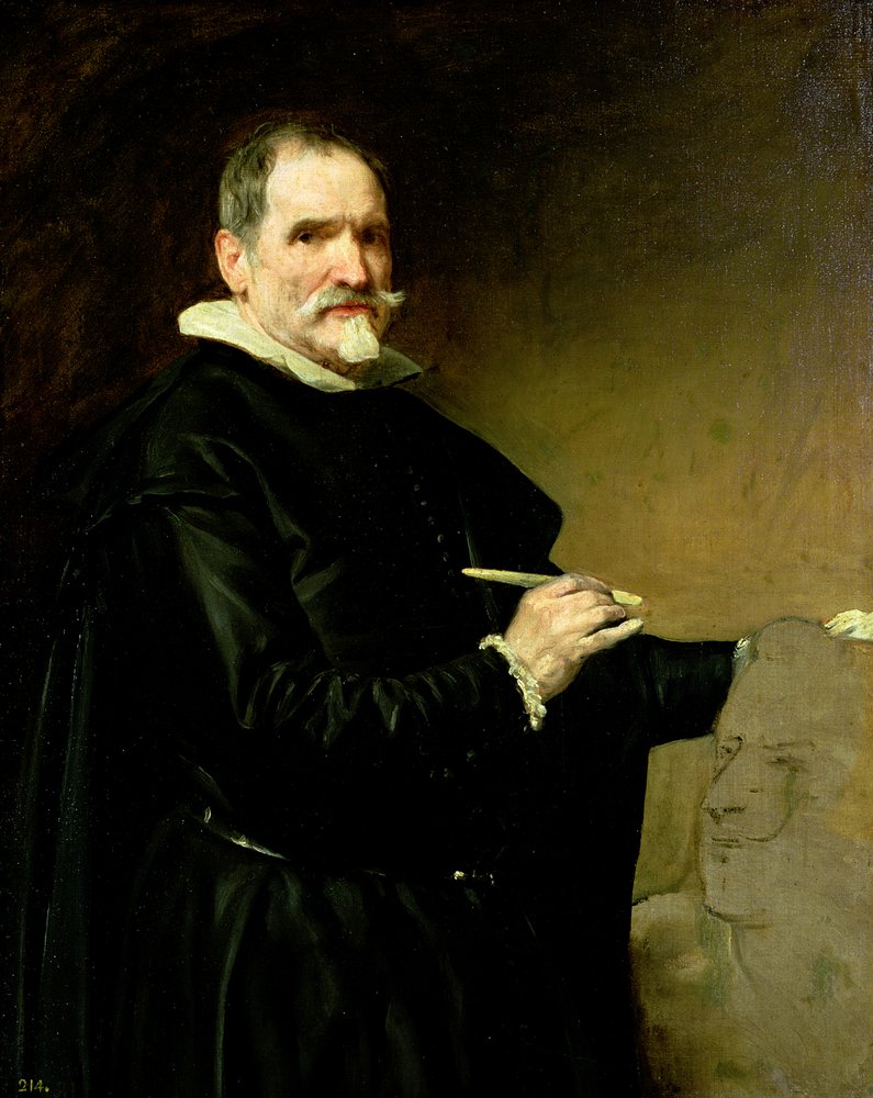 Portret rzeźbiarza, Juan Martinez Montanes (1568-1649) 1635 autorstwa Diego Velázquez