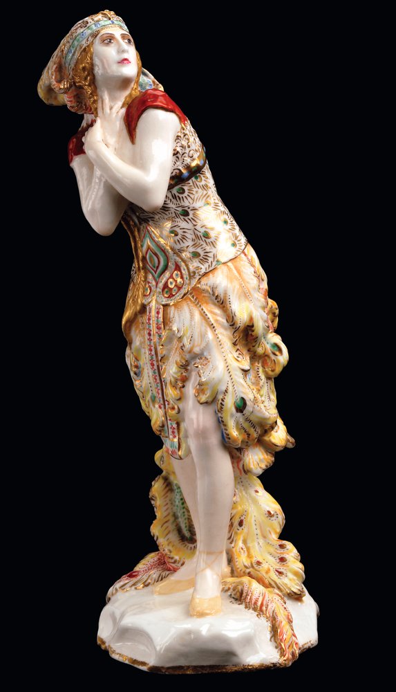 Tamara Karsavina w balecie „Ognisty ptak” (L